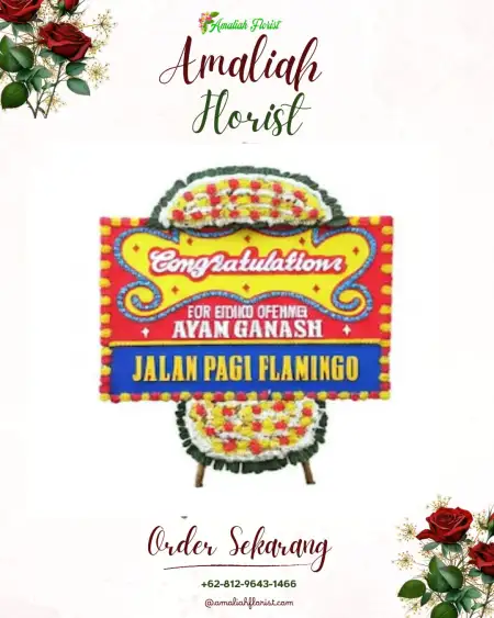 Sewa Papan Bunga Tanah Seribu